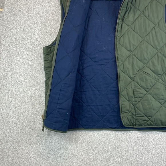 J. Crew quilted vest XXL olive green preppy outdoor gorpcore casual basics - Picture 5 of 10